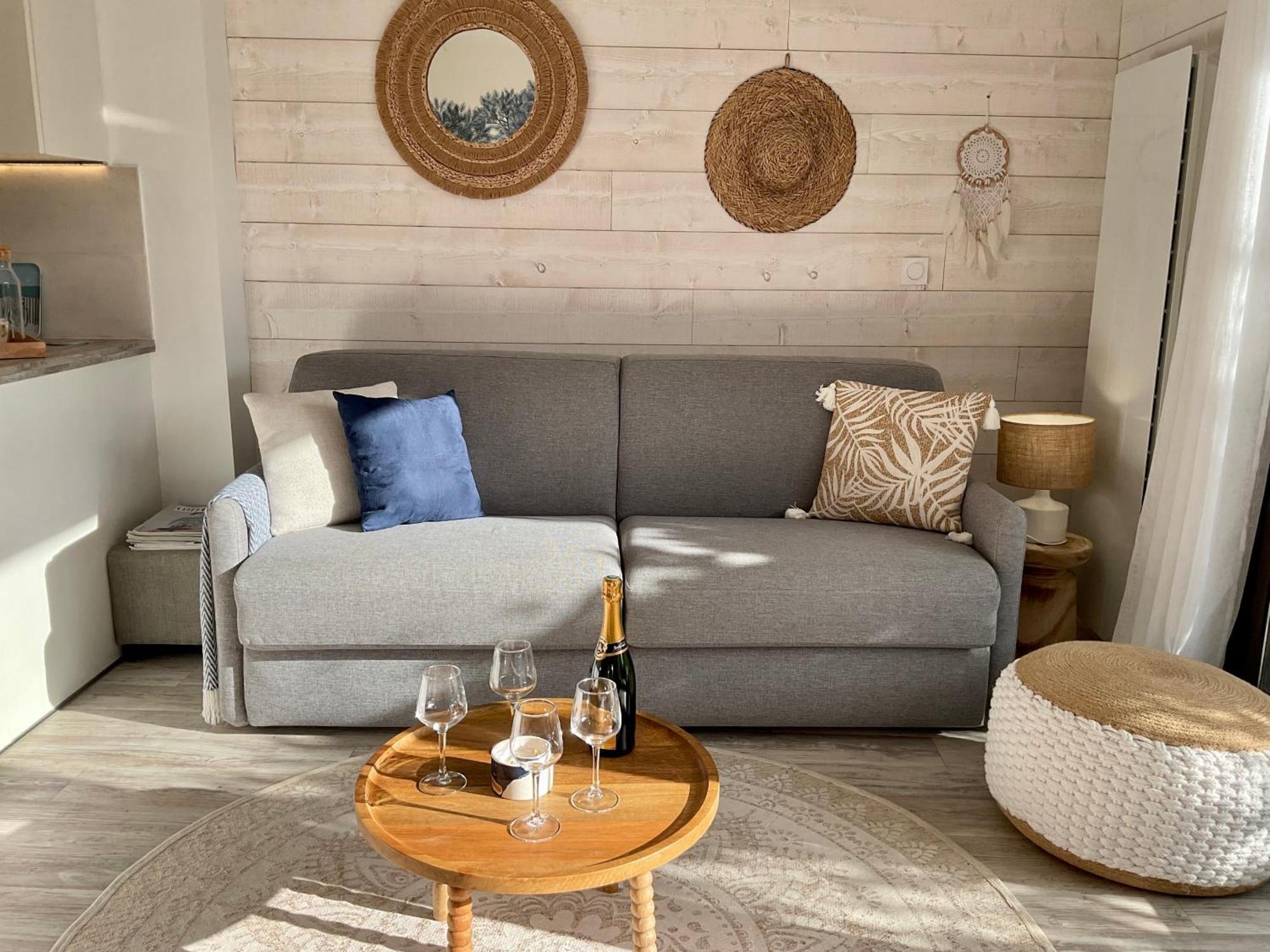 Apartment Le Nid Douillet, Avec Terrasse Et Parking A 400m Des Plages