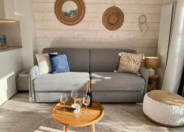 Le Nid Douillet, Studio Avec Terrasse Et Parking A 400M Des Plages